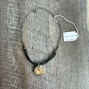 Silpada Necklace Laminated Bamboo in Resin
